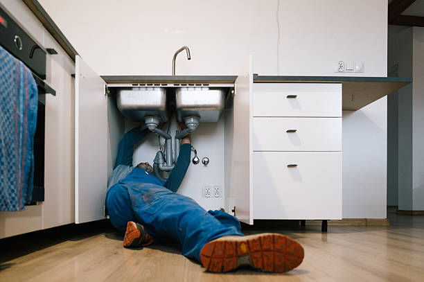 Professional Emergency Plumber technician working in Callaway, VA